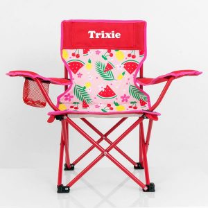 personalised camp chair girls