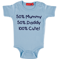 Personalised Baby Body Suit Onsie Short Sleeve