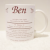 Personalised Name Meaning Mug
