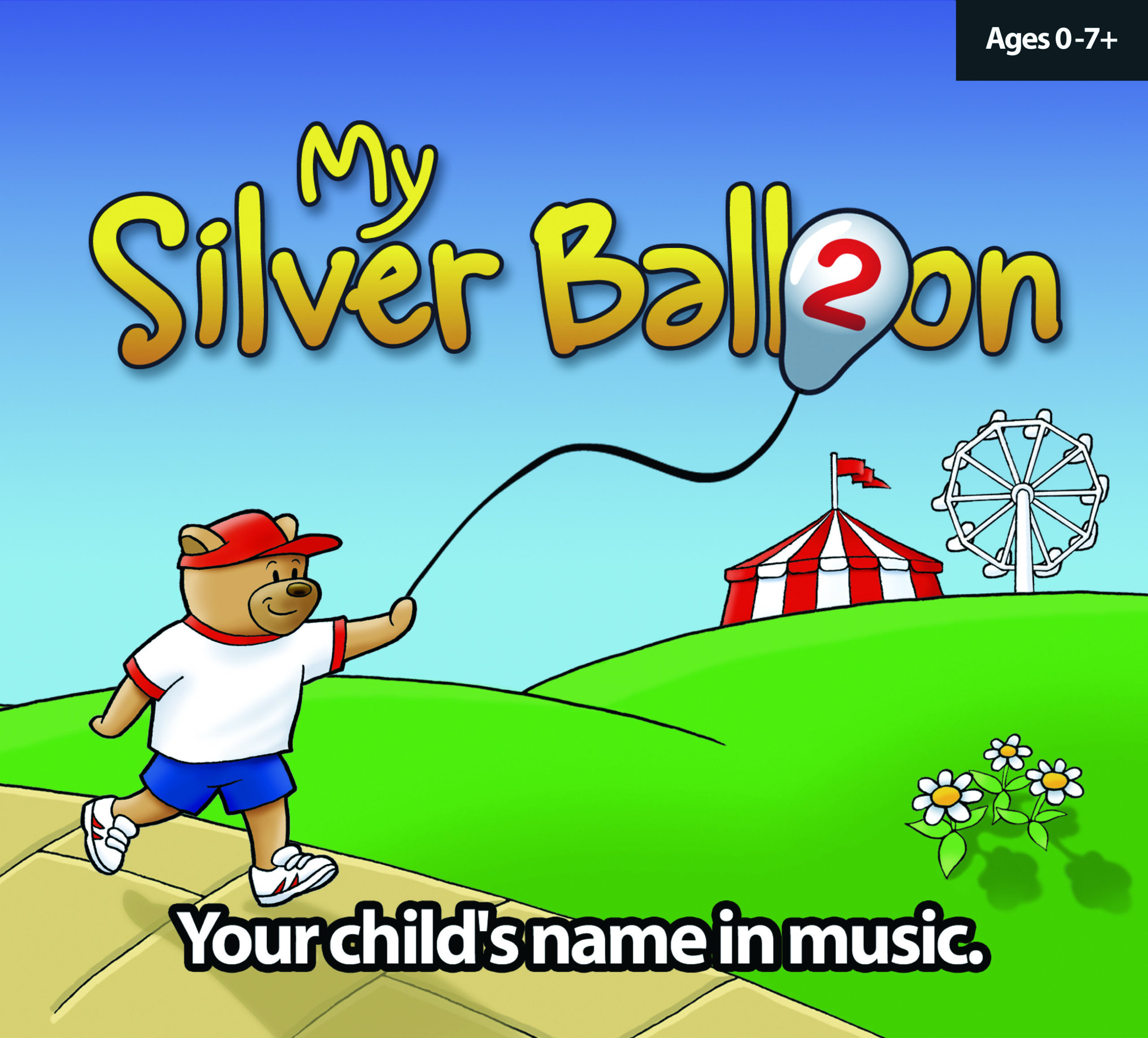 My Silver Balloon Personalised song cd with your name sung throughout