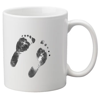 Personalised Handprints/Footprints Mug