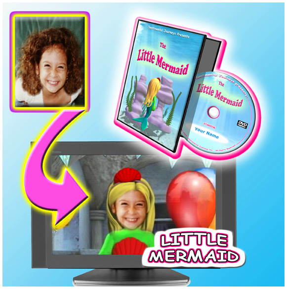 Little Mermaid Personalised Photo DVD